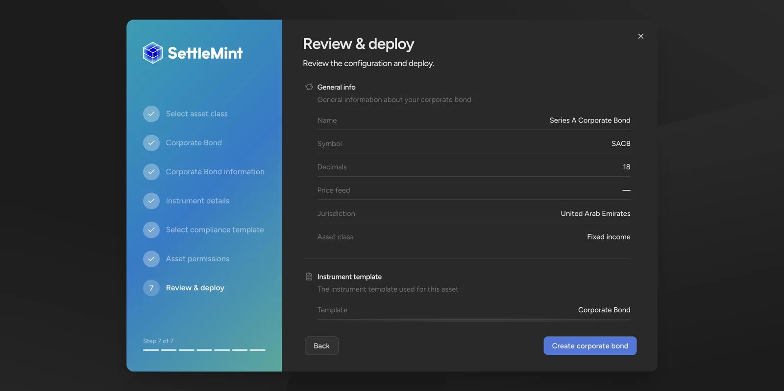 Review and deploy confirmation