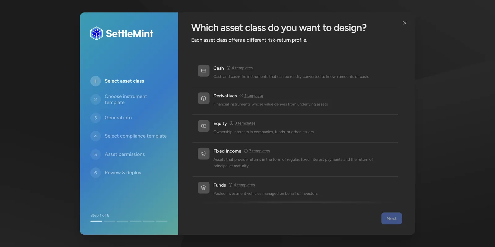 Asset creation begins the token lifecycle
