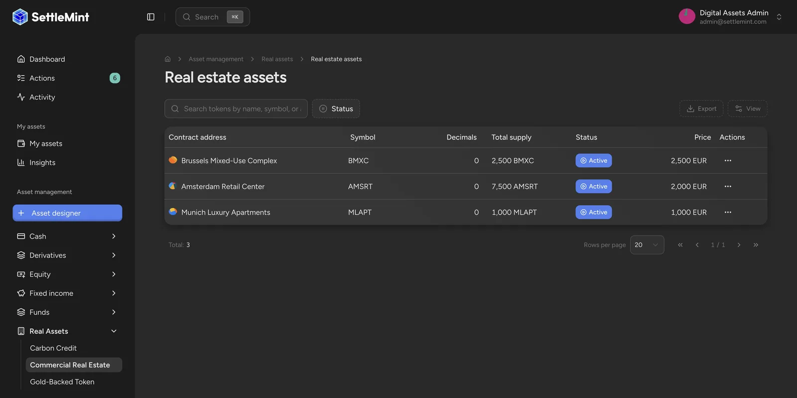 Real estate asset inventory gives sponsors a portfolio-level view of digital properties.